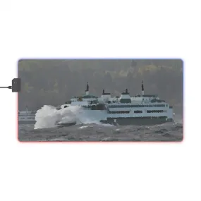 LED Gaming Mouse Pad ... WADOT Ferry Crossing ... "A Very Rough Day" ... Mulkiteo Route ... Family Archives ... Early 1990's' ... Original Works ...