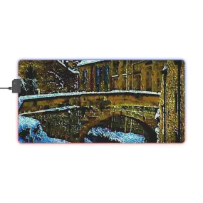 LED Gaming Mouse Pad ... Walikng The Streets & Alleys ... 'Strolling The Canals ... '  ... Original Works  ...