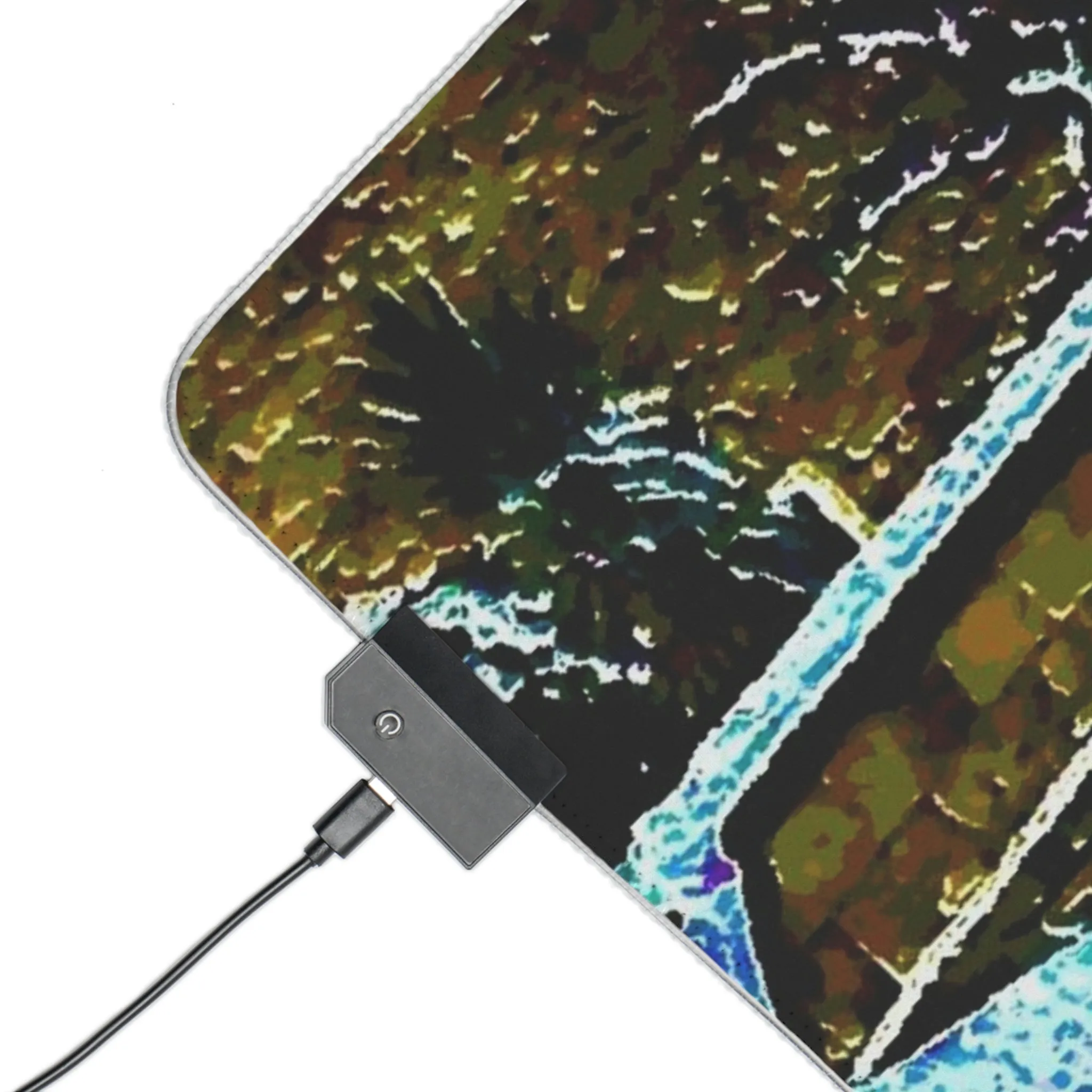 LED Gaming Mouse Pad ... Walikng The Streets & Alleys ... 'Strolling The Canals ... '  ... Original Works  ...