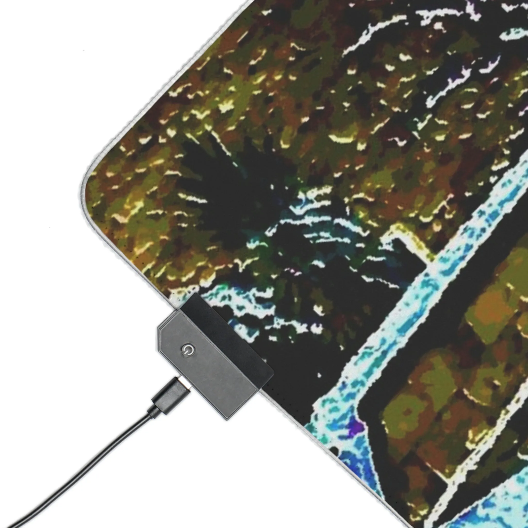 LED Gaming Mouse Pad ... Walikng The Streets & Alleys ... 'Strolling The Canals ... '  ... Original Works  ...