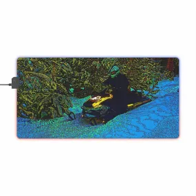 LED Gaming Mouse Pad ... Yep ... "Another Day ... Riding Through The Wilderness ... " ... February 2023 ... Original Works ...