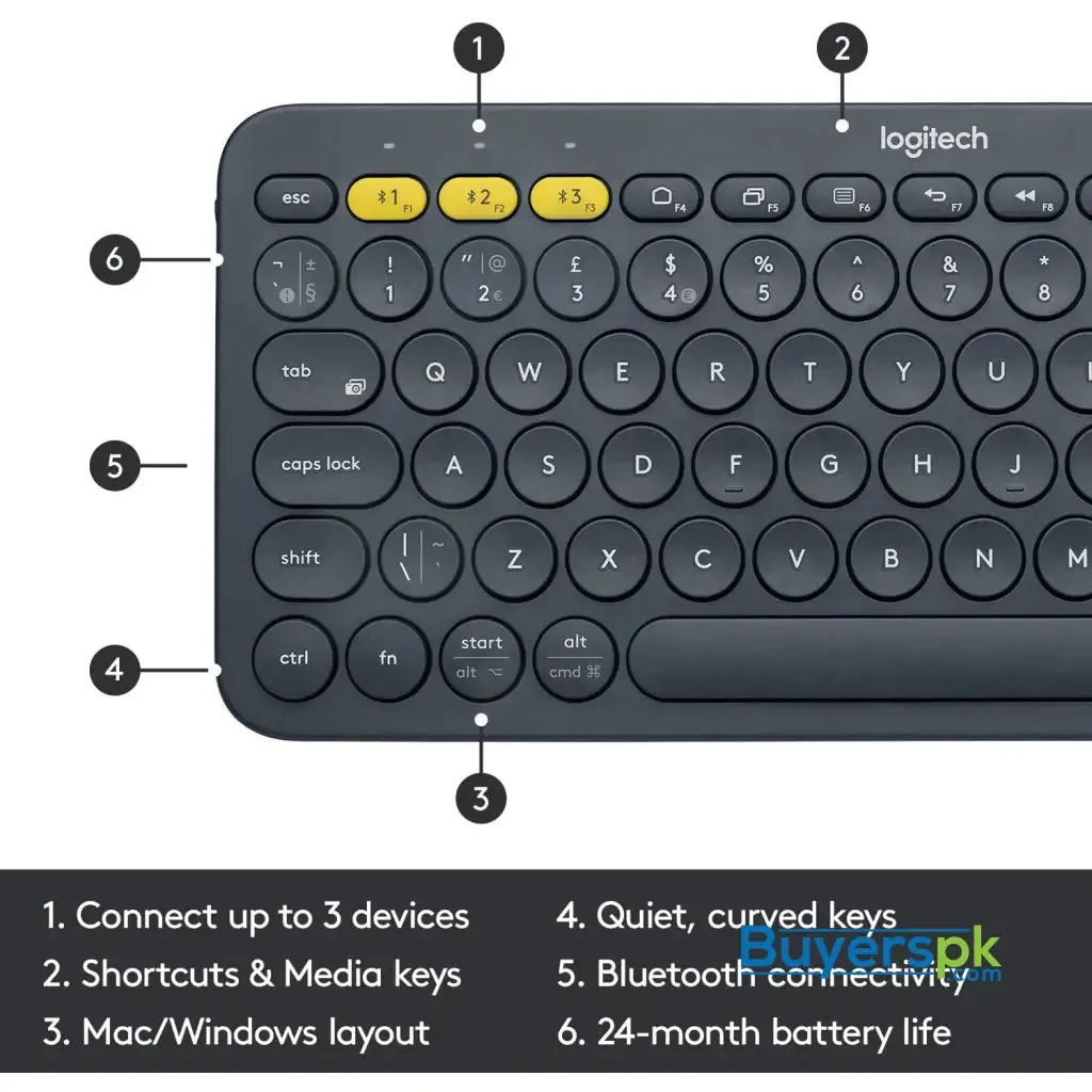 Logitech K380 Multi-device Bluetooth Keyboard