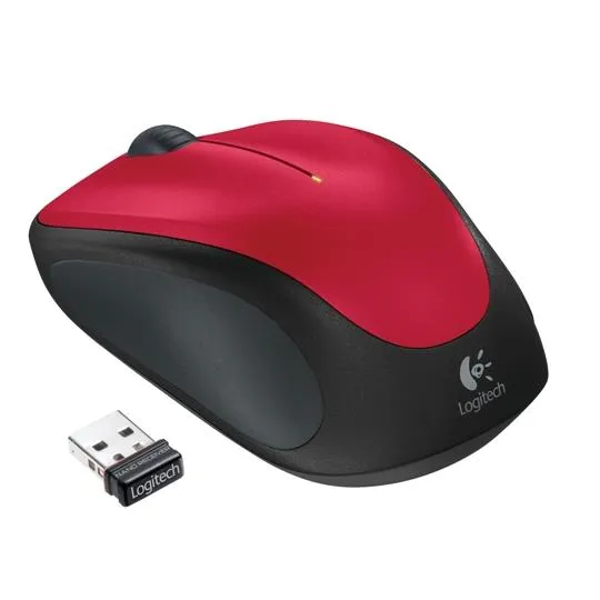 Logitech M235 Wireless Mouse (Red)