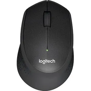 Logitech SILENT PLUS M331 Mouse - Mechanical - Wireless - Radio Frequency - Black - USB - 1000 dpi - Scroll Wheel - 3 Button(s) - Right-handed Only