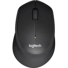 Logitech SILENT PLUS M331 Mouse - Mechanical - Wireless - Radio Frequency - Black - USB - 1000 dpi - Scroll Wheel - 3 Button(s) - Right-handed Only
