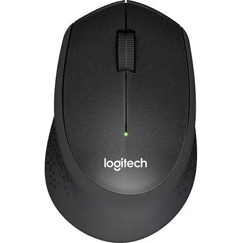 Logitech SILENT PLUS M331 Mouse - Mechanical - Wireless - Radio Frequency - Black - USB - 1000 dpi - Scroll Wheel - 3 Button(s) - Right-handed Only