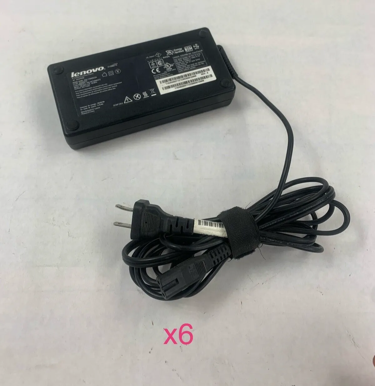 Lot of 6 Lenovo ADL170NDC2A Power Adapter