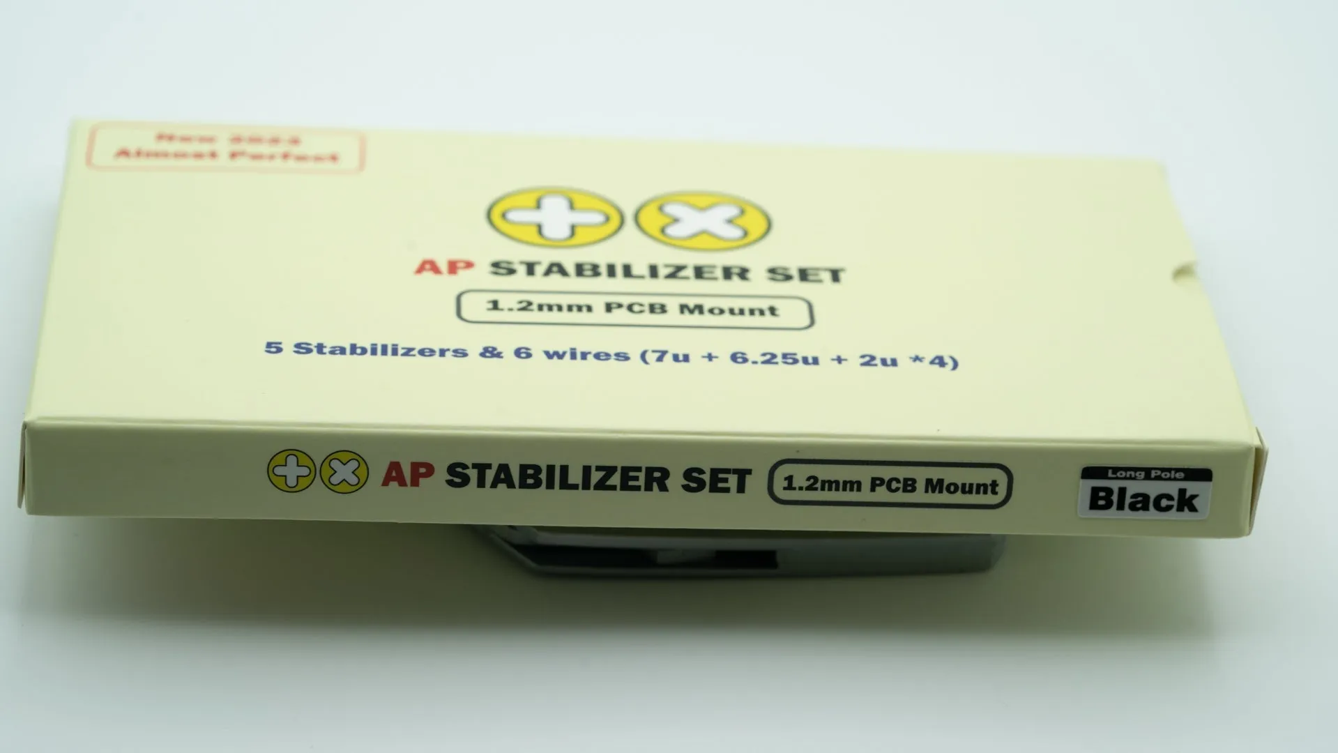 Lubed and Wire-Balanced TX "AP" Clip-In Keyboard Stabilizers (Rev.4)