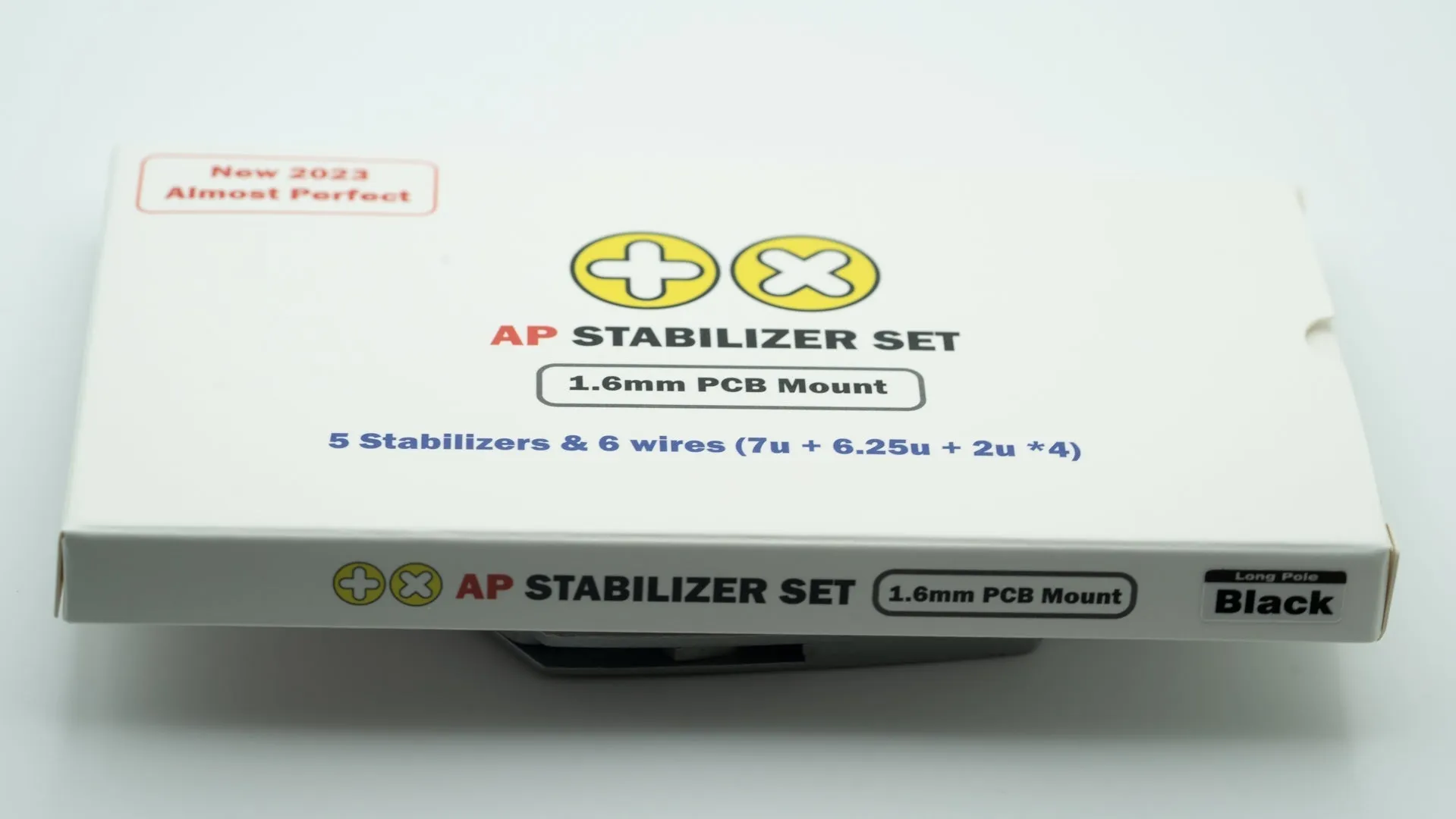 Lubed and Wire-Balanced TX "AP" Clip-In Keyboard Stabilizers (Rev.4)