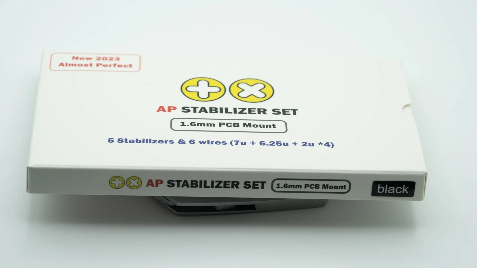 Lubed and Wire-Balanced TX "AP" Clip-In Keyboard Stabilizers (Rev.4)