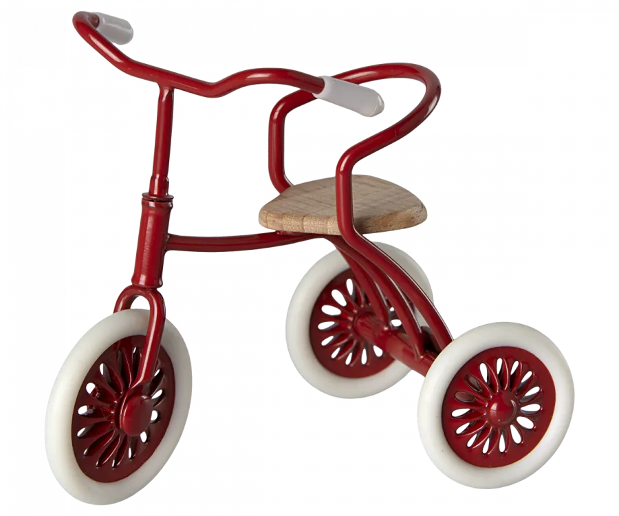 Maileg Abri à tricycle, Mouse - Red