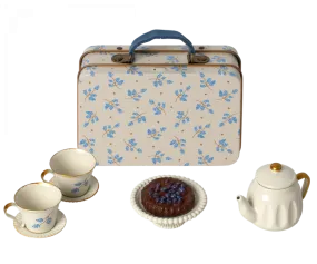Maileg Afternoon treat, Mouse - Blue Madelaine