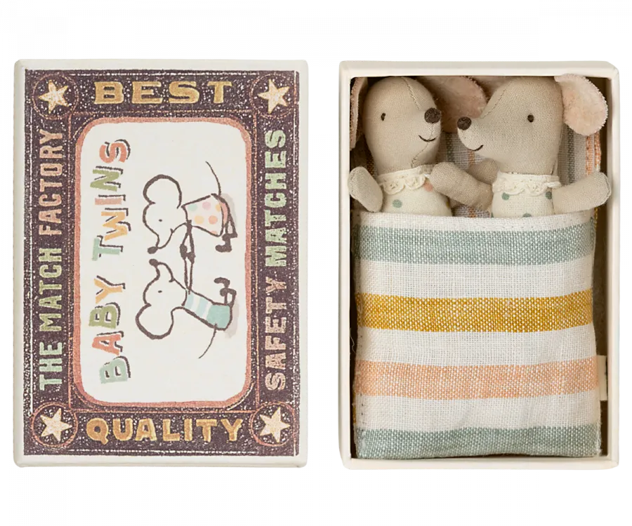 Maileg Baby Twins in Box