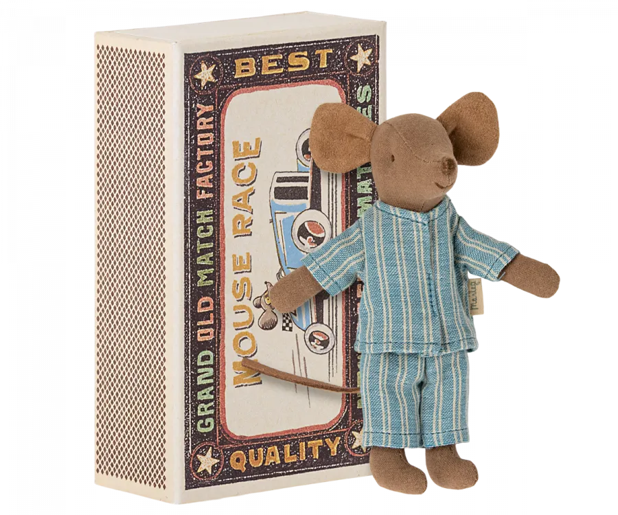 Maileg Big brother mouse in matchbox