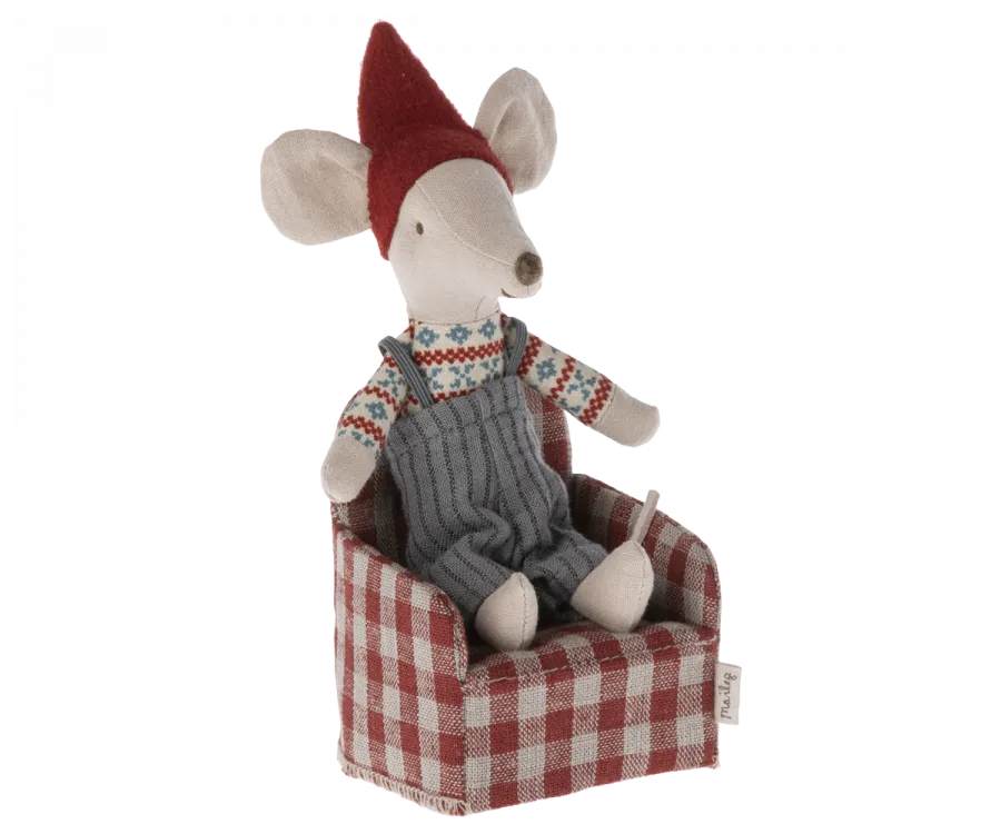 Maileg Chair, Mouse - Red
