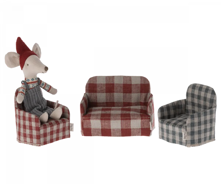 Maileg Chair, Mouse - Red