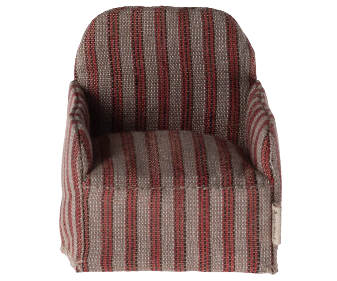 Maileg Chair, Mouse - Stripe