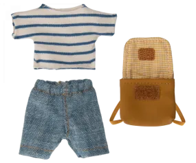 Maileg Clothes and bag, Big brother mouse