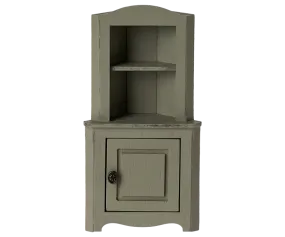 Maileg Corner cabinet, Mouse - Light green