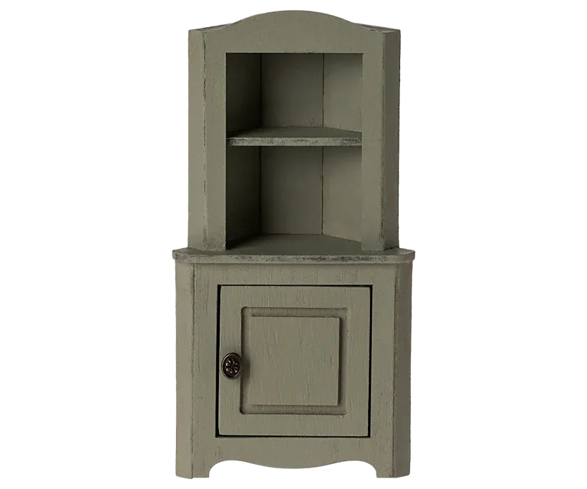 Maileg Corner cabinet, Mouse - Light green