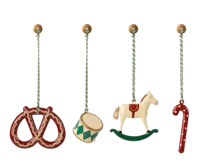 Maileg Metal ornament set - Peter`s Christmas