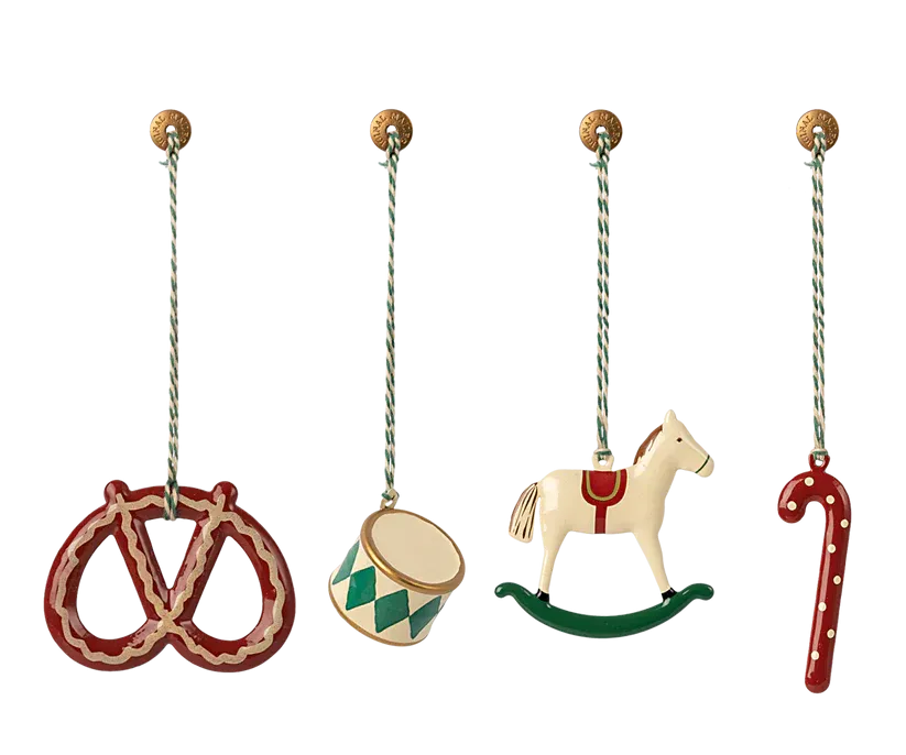 Maileg Metal ornament set - Peter`s Christmas