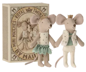 Maileg Royal twins mice, Little sister and brother in box