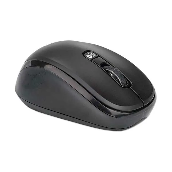 Manhattan 179478 Bluetooth / 2.4 GHz Wireless Dual-Mode Mouse with Three Buttons and Scroll Wheel