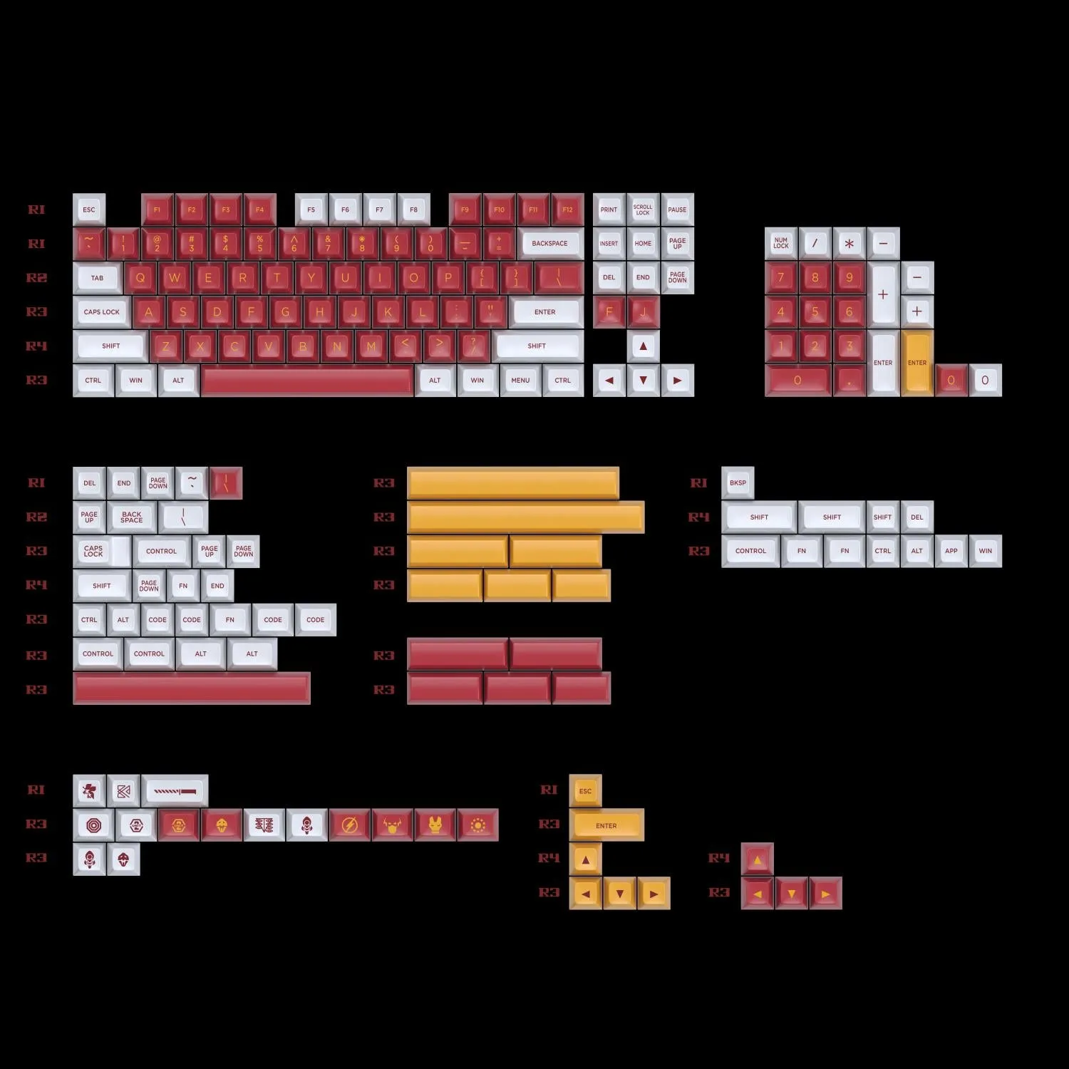 Maxkey Berserk - SA Keycap Set