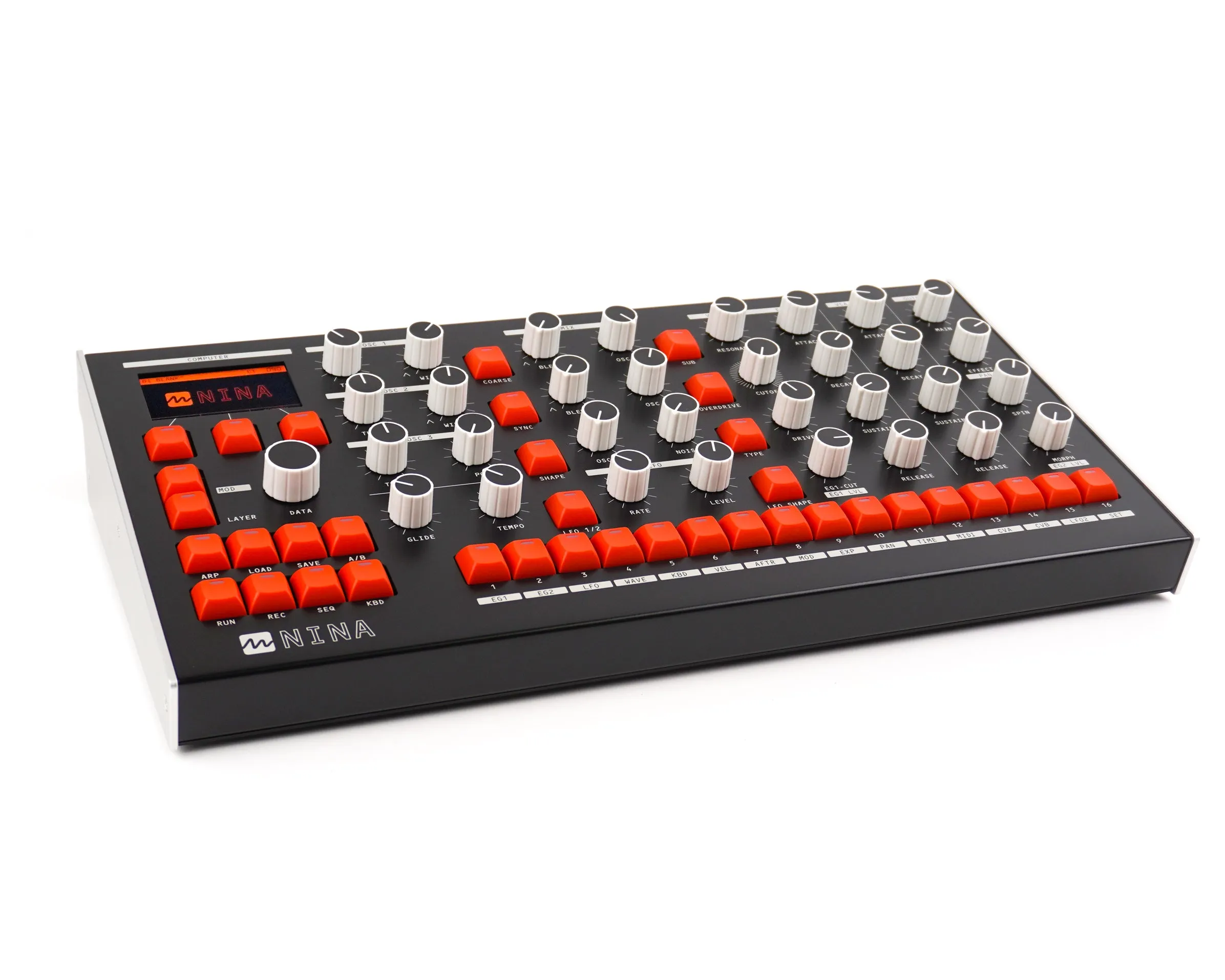 Melbourne Instruments NINA 12 Voice Analogue Polyphonic Multitimbral Synthesizer with Motorised Controls