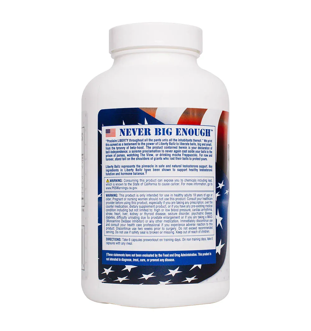 'Merica Labz Liberty Ballz 180 Capsules