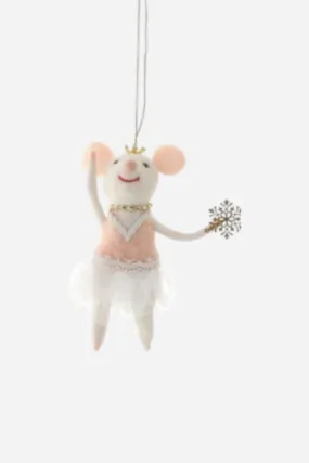 Merry Mice Snowflake Ornament