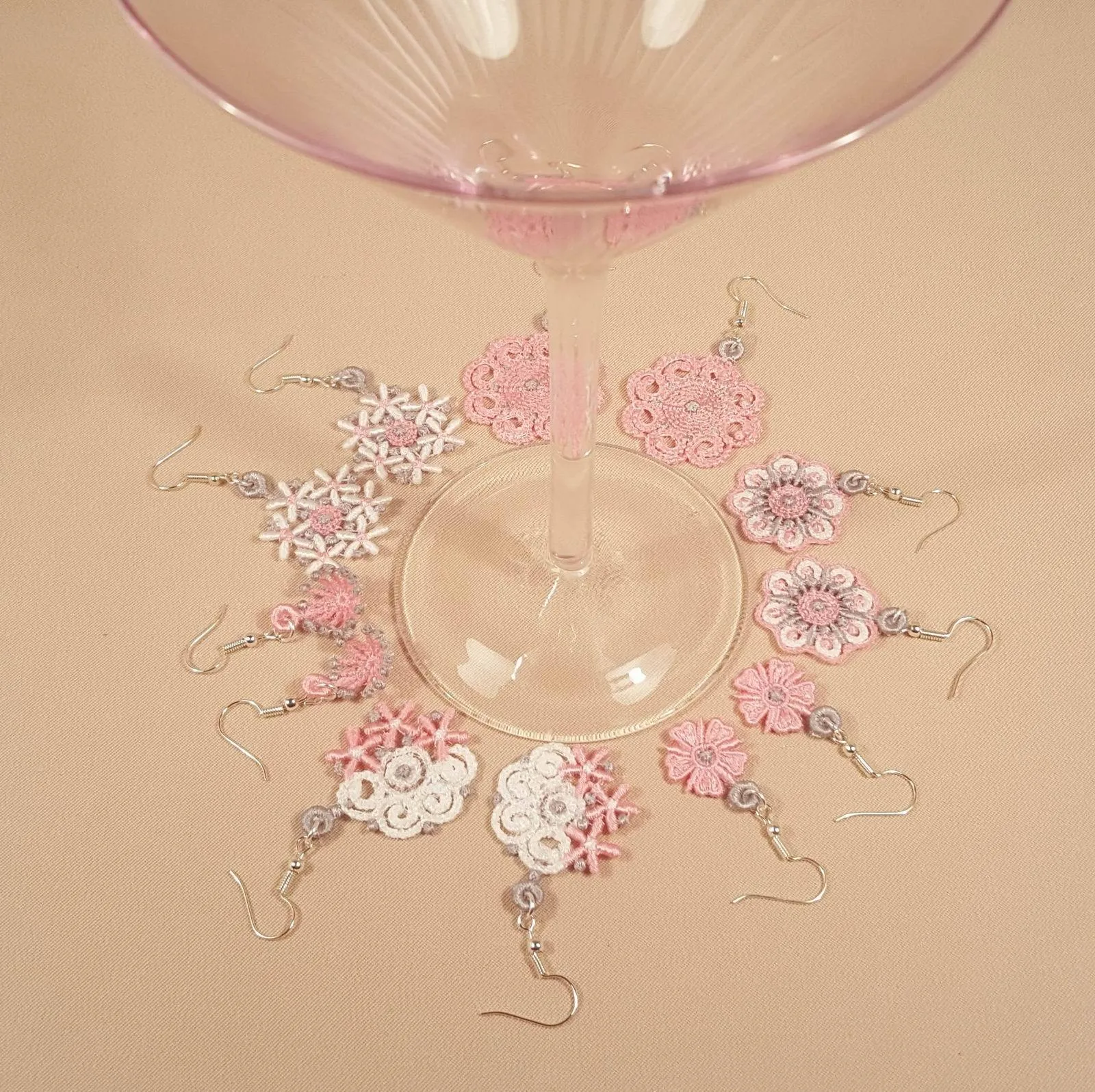 Miniature Freestanding Lace Earrings Combo 1