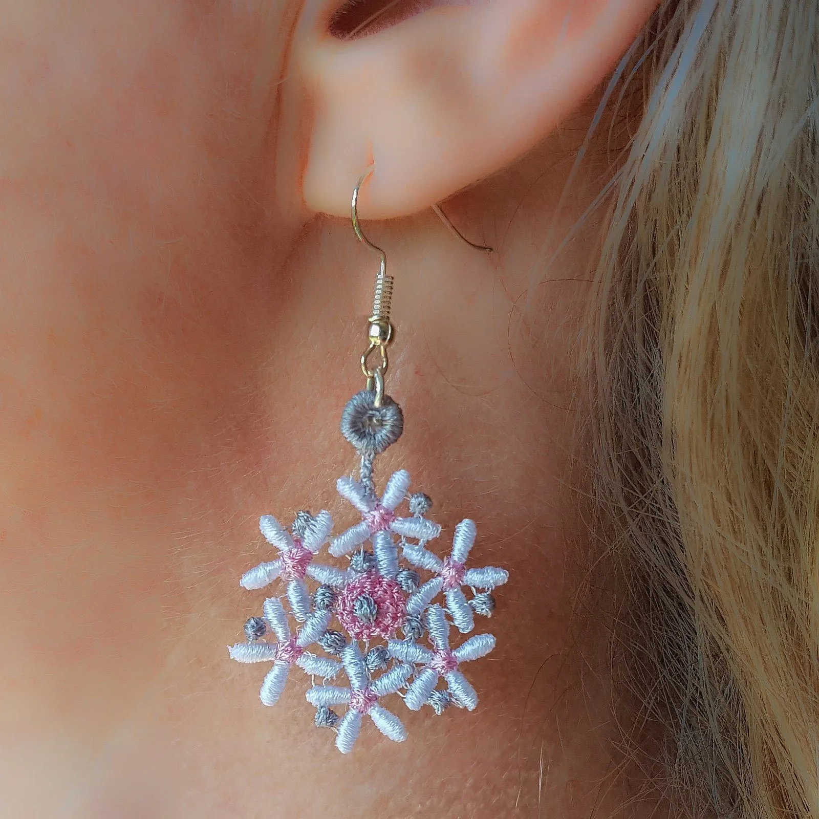 Miniature Freestanding Lace Earrings Combo 1