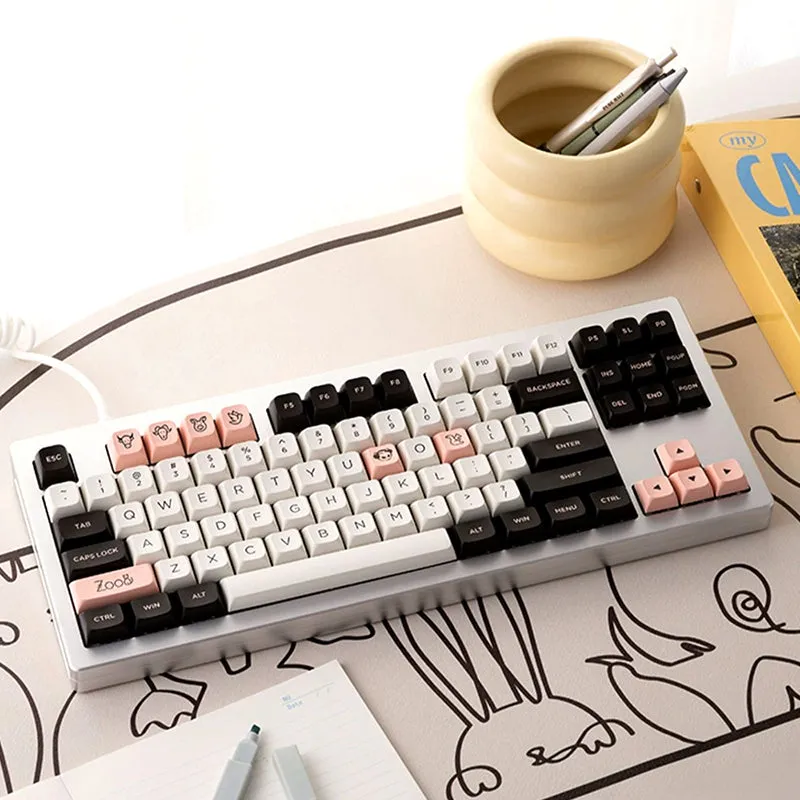 MonsGeek x Akko Neon Dye-Subbed PBT MDA Profile Keycap Set 227 Keys