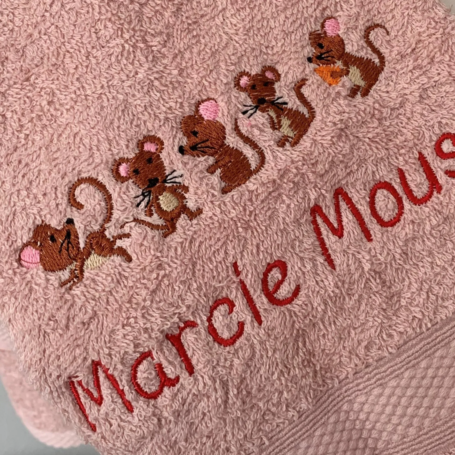 Mouse / Mice - Baby Bubble Taggy Blanket / Satin Comforter - Personalised