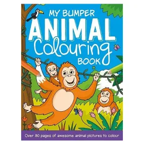 My Bumper Animal Colouring Book Jungle Sea Farm Over 80 Pages