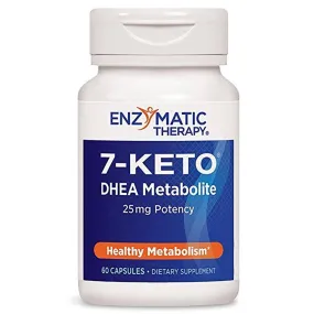 Nature's Way 7-Keto DHEA 25mg 60 Capsules (Previously Enzymatic Therapy)