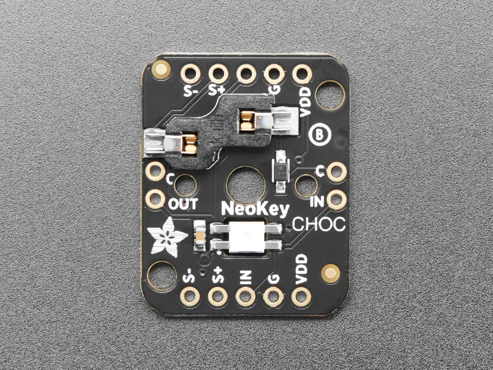 NeoKey Socket Breakout for CHOC Key Switches with NeoPixel