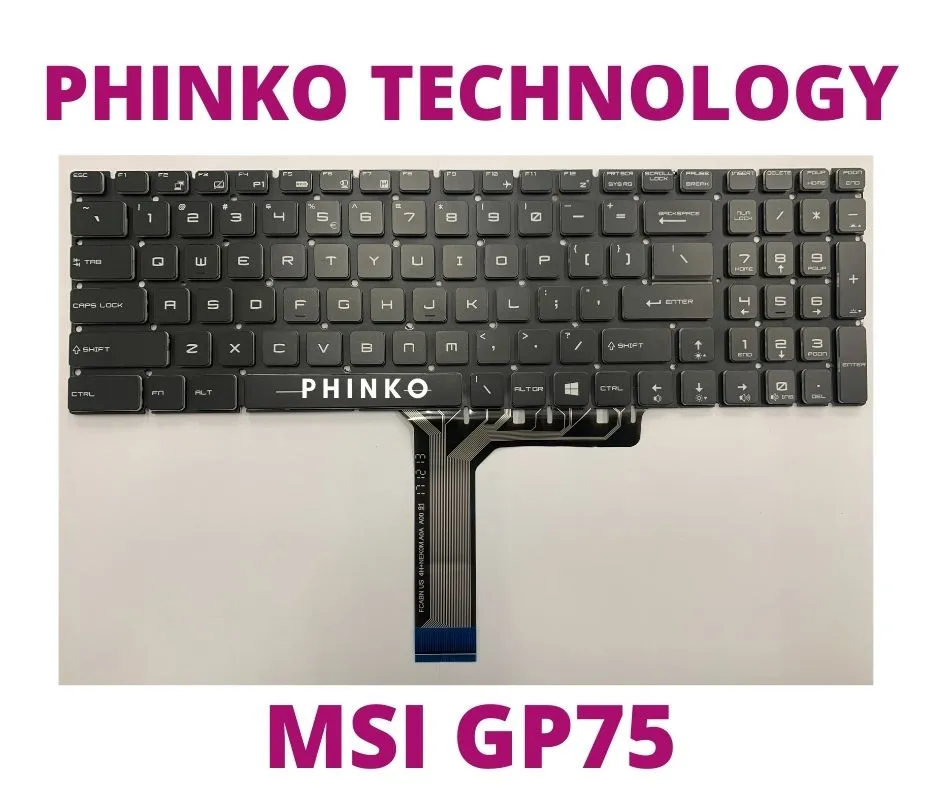New For MSI GP65 GP75 Leopard 9SE 9SD GS75 laptop Color US keyboard backlit