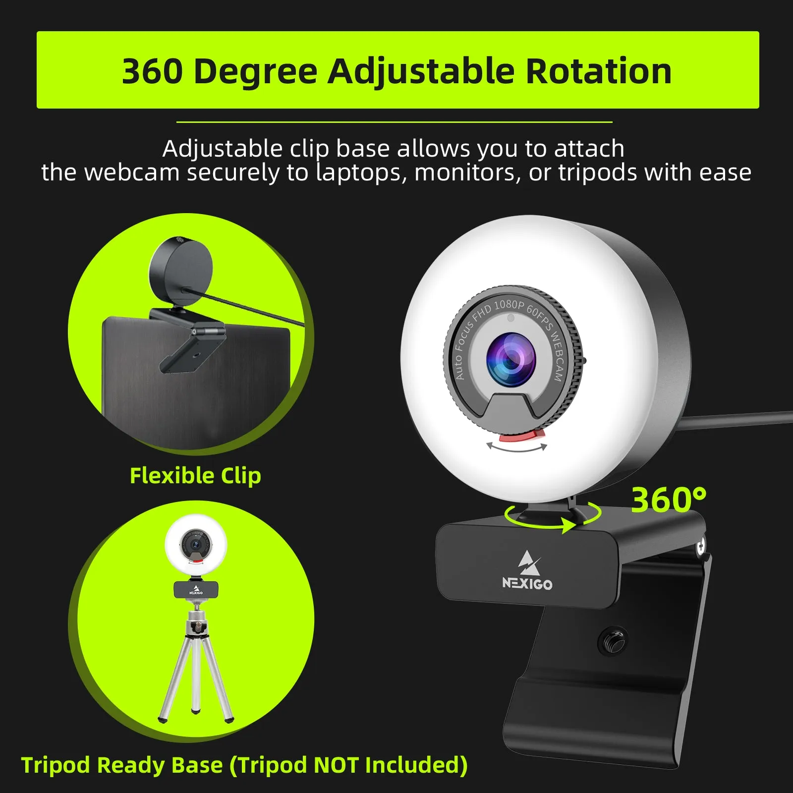 NexiGo N960E Streaming Webcam
