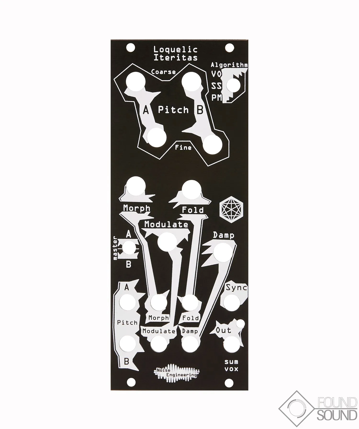 Noise Engineering Loquelic Iteritas Mk II Black/ Blind Panel