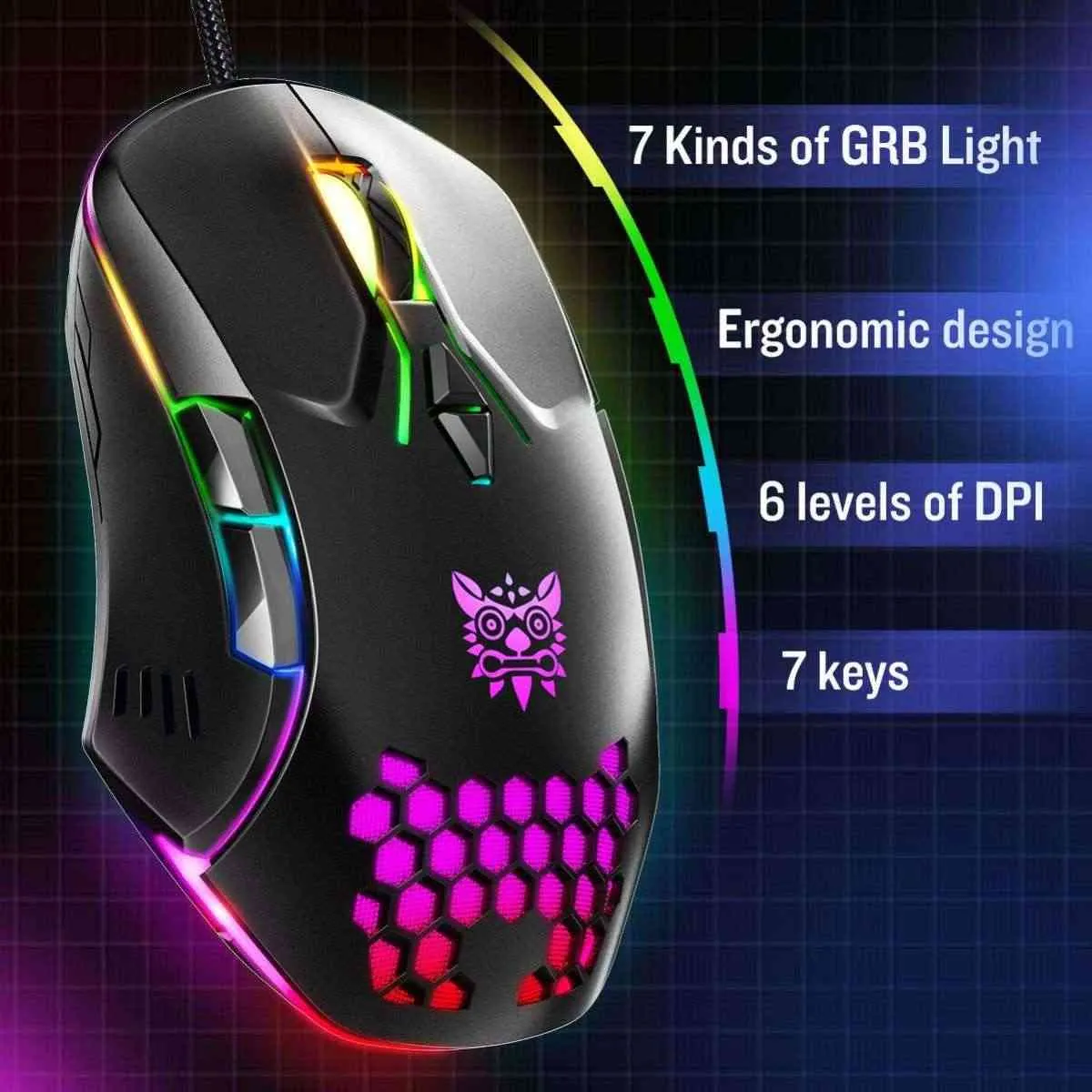 ONIKUMA CW902 Wired Gaming Mouse