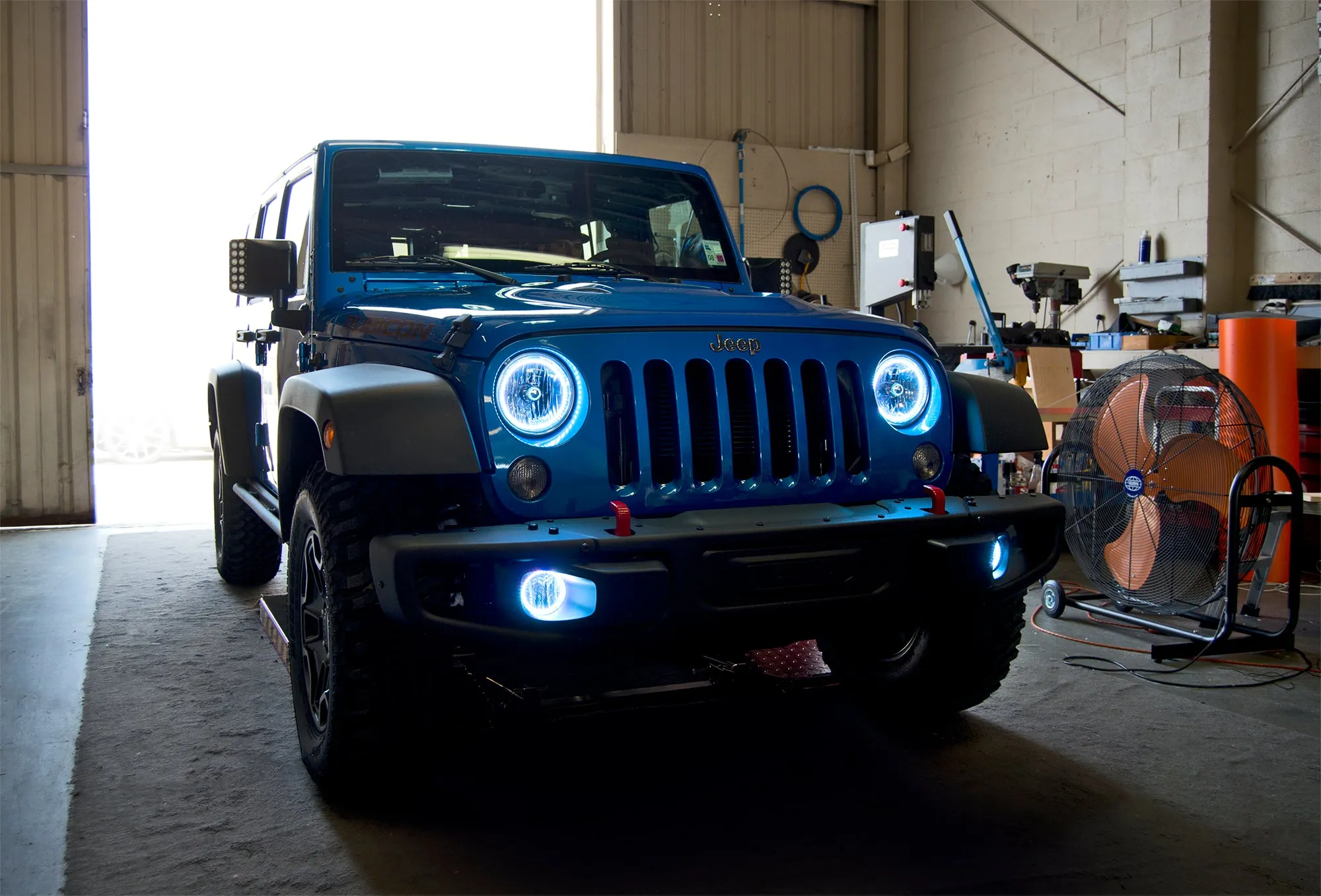 ORACLE Lighting 2007-2017 Jeep Wrangler JK LED Fog Light Halo Kit