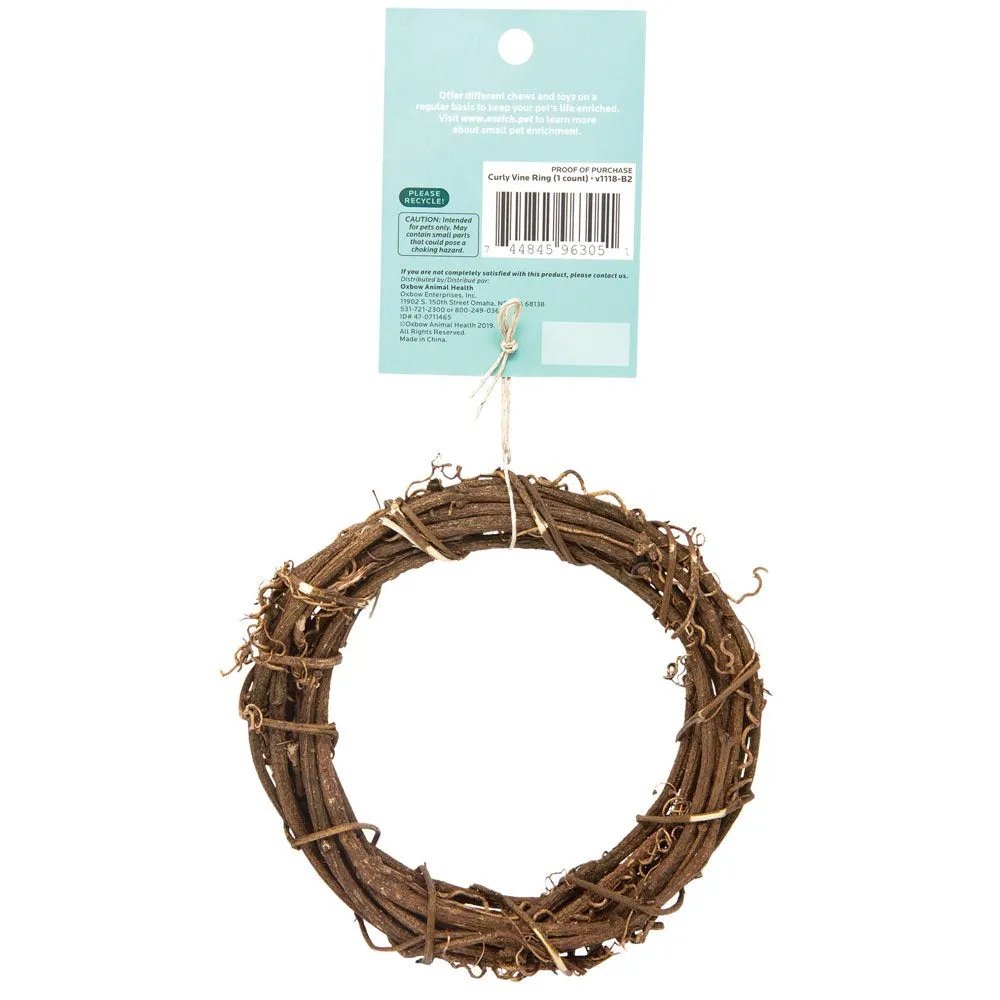 Oxbow Enriched Life Curly Vine Ring For Small Animals
