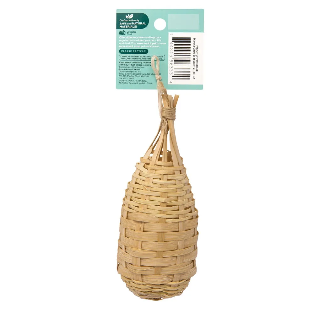 Oxbow Enriched Life Maraca Chew For Small Animals