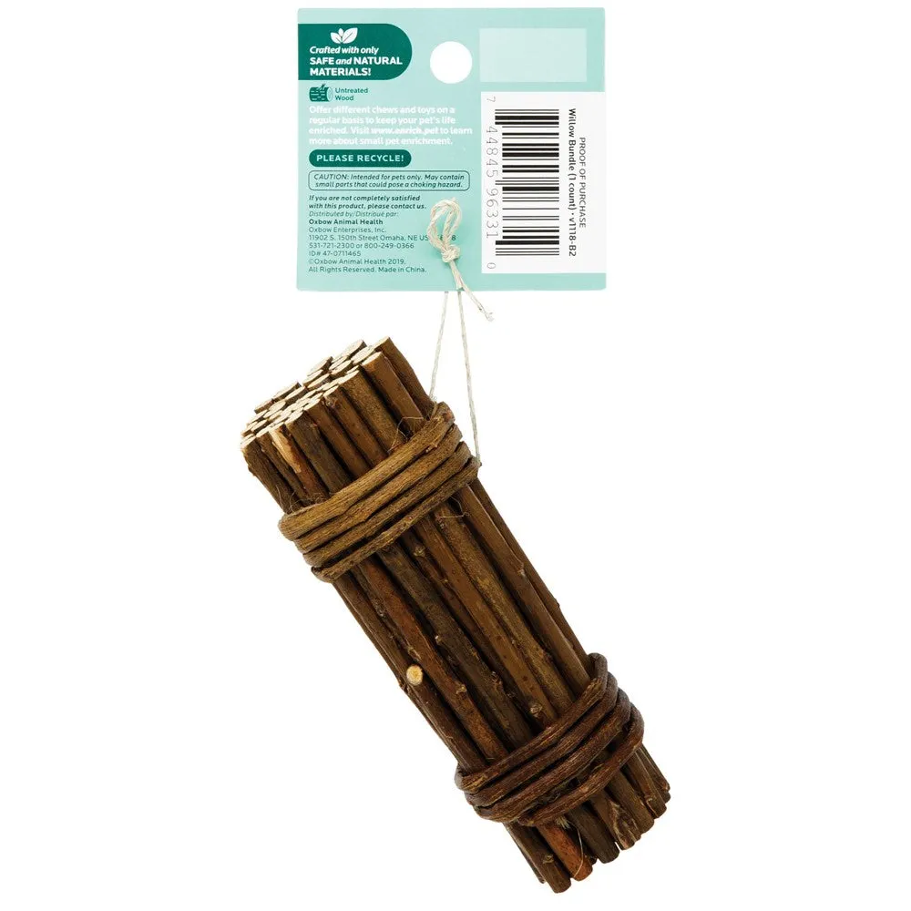 Oxbow Enriched Life Willow Bundle For Small Animals