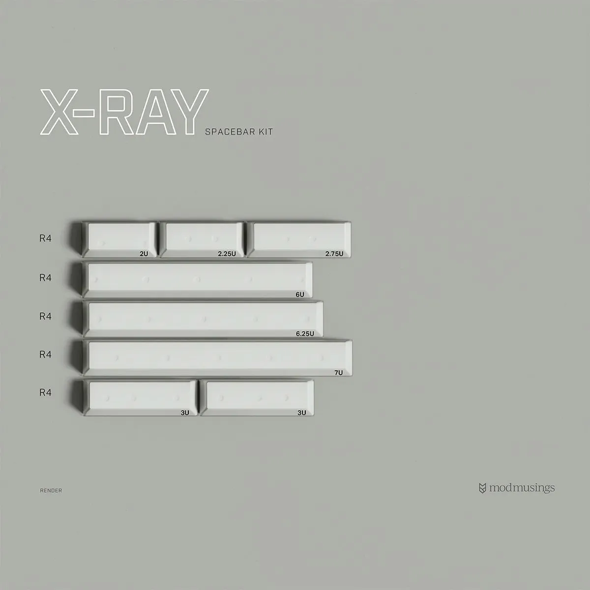 PBTfans X-Ray Keycap Set