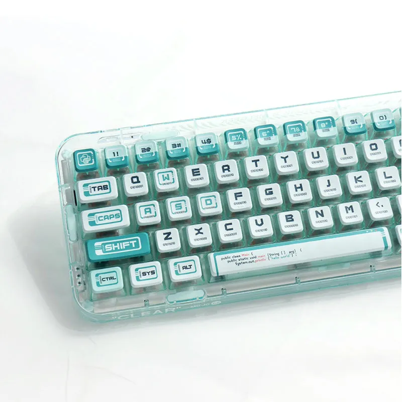 PIIFOX Binary ASA Profile PBT Keycap Set 117 Keys