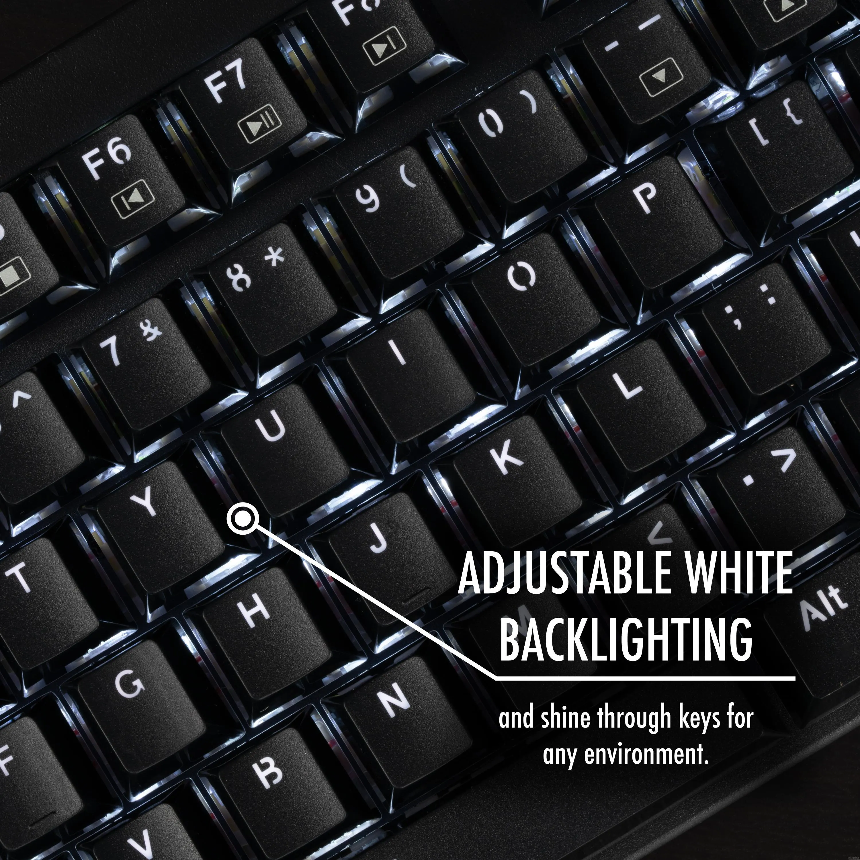 Plugable Compact 104-Key Mechanical Keyboard With Red-Style Switches